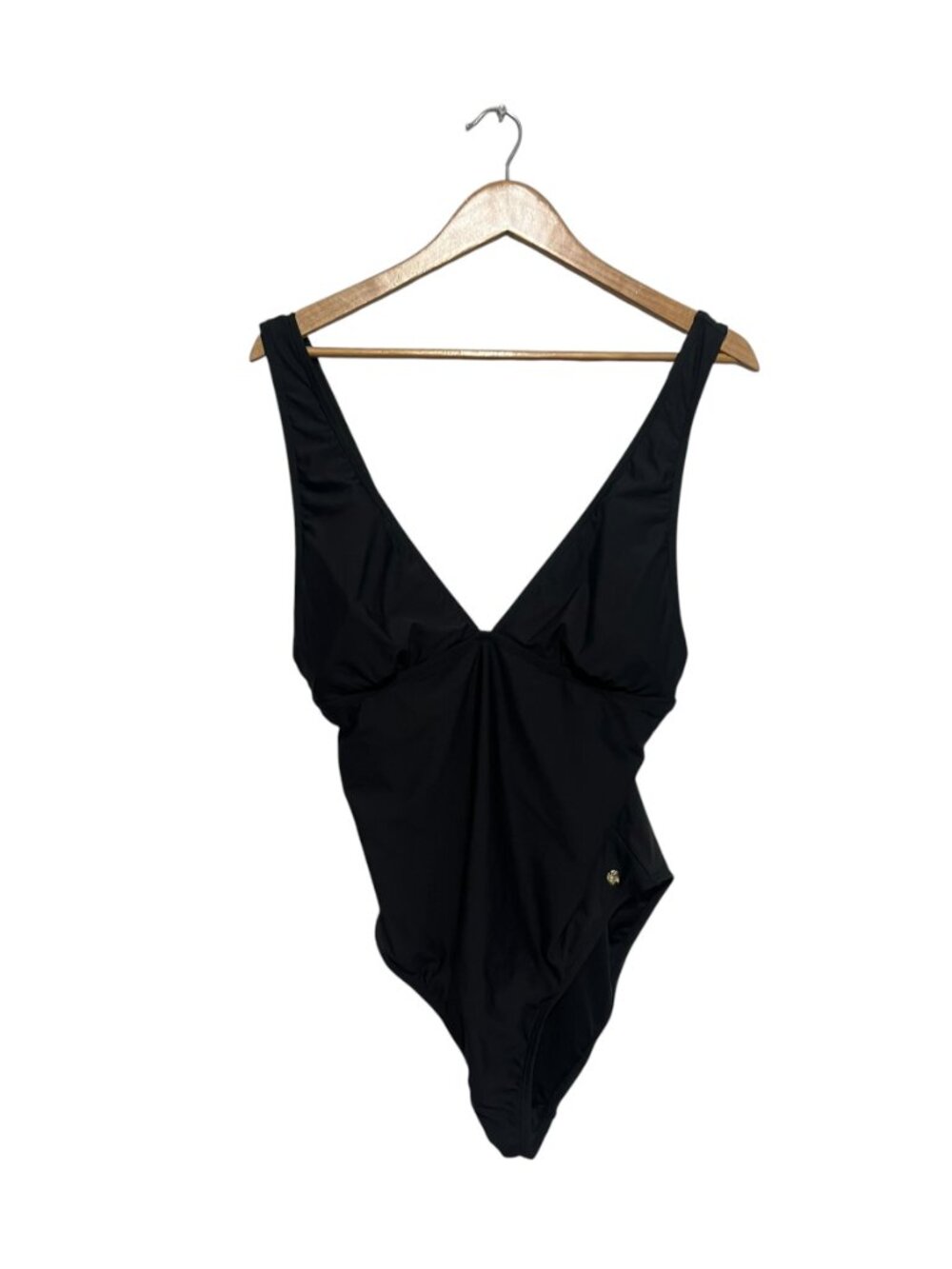 CeCe One Piece Swimsuit Size 14 Black New Removable Cups